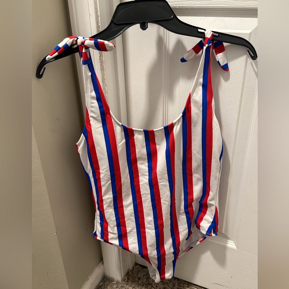 Red White and Blue bathing suit